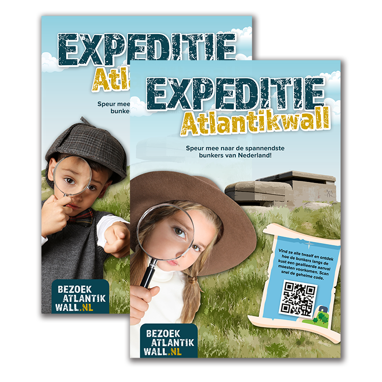 Twee posters van Expeditie Atlantikwall